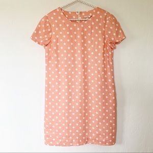Anthropologie Corey Lynn Calter Polka Linen Dot Shift Dress
